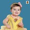 Baby Belle Costume Golden Sparkle Dress Tutu Pink Ribbon Headband